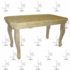 Mesa Pata Inglesa en varias medidas hecha de madera de pino. Fabricado por JS. Fábrica de muebles.