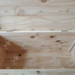 Baul recto de 80 centímetros fabricado en madera de pino macizo por JS Fabrica de muebles fabrica y carpinteria en san fernando