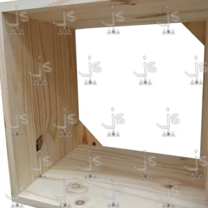 cubo x1 fabricado en madera de pino por js muebles fabrica de muebles y carpinteria mayorista y minorista en san fernando