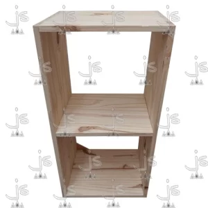 cubo x2 fabricado en madera de pino por js muebles fabrica de muebles y carpinteria mayorista y minorista en san fernando