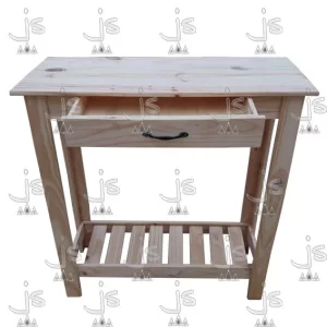 Desayunador de campo de 100 centímetros fabricado en madera de pino por js muebles fabrica de muebles y carpinteria mayorista y minorista en san fernando