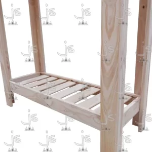 Desayunador de campo de 100 centímetros fabricado en madera de pino por js muebles fabrica de muebles y carpinteria mayorista y minorista en san fernando