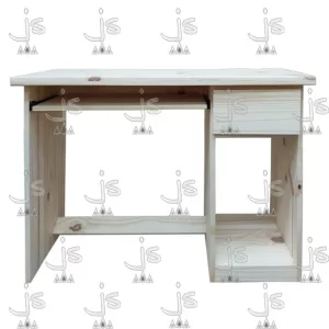 Escritorio de PC fabricado en madera de pino por js muebles fabrica de muebles y carpinteria mayorista y minorista en san fernando