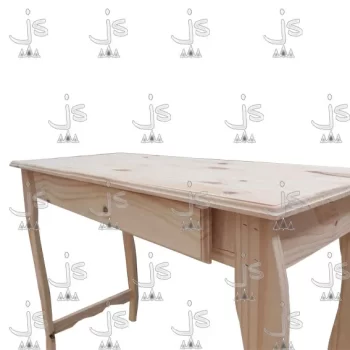mesa de arrime de 100 centimetros de ancho con cajon fabricado en madera de pino por js muebles fabrica de muebles y carpinteria mayorista y minorista en san fernando