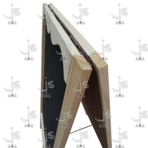Pizarrón Plegable de 1,00X0,60 hecho de madera de pino. Fabricando por JS. Fábrica de muebles.