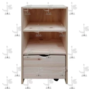 Juguetero de 2 cajones con fondo fabricado en madera de pino macizo por JS Fabrica de muebles fabrica y carpinteria en san fernando