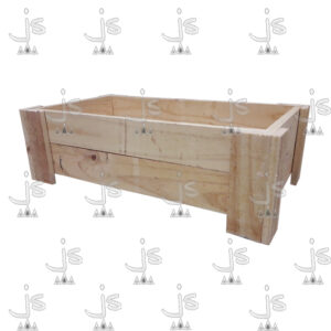 Huertero de 80 x 40 hecho de madera de pino. Fabricado por JS. Fábrica de muebles.