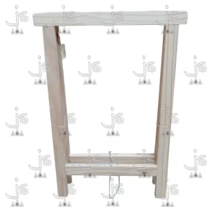 caballete plegable fabricado en madera de pino macizo por js fabrica de muebles y carpinteria en san fernando