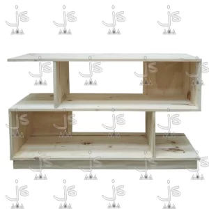 mesa lcd zig zag de 120 centímetros fabricada en madera de pino por js muebles fabrica de muebles y carpinteria mayorista y minorista en san fernando