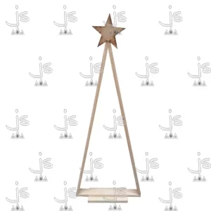 Arbol de navidad frabicado en madera de pino por JS Fabrica de Muebles y carpinteria en san fernando