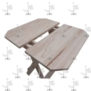 mesa fabricada por Js diseños en pino