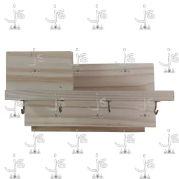 Porta Llave organizador 30cm de Pared fabricado en madera de pino macizo por js fabrica de muebles carpinteria en san fernando