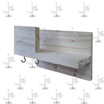 Porta Llave organizador 30cm de Pared fabricado en madera de pino macizo por js fabrica de muebles carpinteria en san fernando