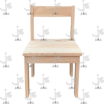 Silla Infantil 30x30cm fabricada en madera de pino macizo por js fabrica de muebles carpinteria en san fernando