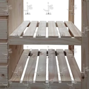 Vanitory sin bacha de 100 cm de ancho con 4 cajones fabricado en madera de pino macizo por JS Fabrica de muebles fabrica y carpinteria en san fernando