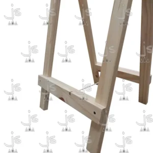 Caballete reforzado plegable fabricado en madera de pino macizo por js fabrica de muebles y carpintería en San Fernando
