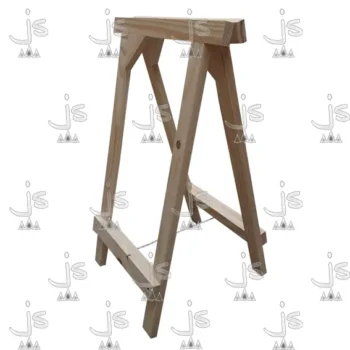 Caballete reforzado plegable fabricado en madera de pino macizo por js fabrica de muebles y carpintería en San Fernando