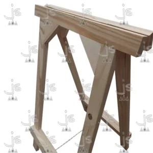 Caballete reforzado plegable fabricado en madera de pino macizo por js fabrica de muebles y carpintería en San Fernando