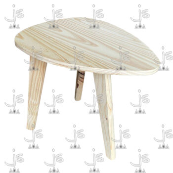 Mesa ratona púa x2 hecho de madera de pino. Fabricado por JS. Fábrica de muebles.