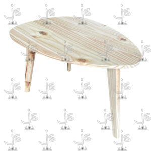 Mesa ratona púa x2 hecho de madera de pino. Fabricado por JS. Fábrica de muebles.