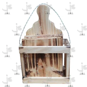 Promo de tabla picada, caja y cuatro platos de madera fabricada en madera de pino por JS Fabrica de Muebles y carpintería en San Fernando