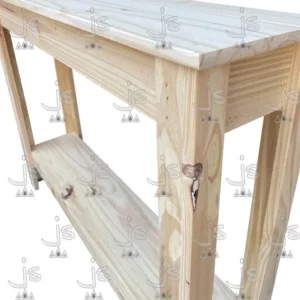 Mesa arrime pasillo L 100 Fabricado en Pino Macizo por JS Fabrica de Muebles Ubicado en San Fernando