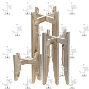 set de 3 maceteros escandinavos n°22 fabricado en madera de pino por js muebles fabrica de muebles y carpinteria mayorista y minorista en san fernando