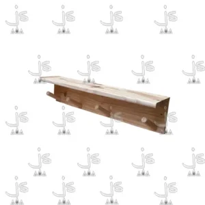 Perchero Pared Con Estante x4. Fabricada en Pino Macizo por JS Fabrica de Muebles Ubicado en San Fernando