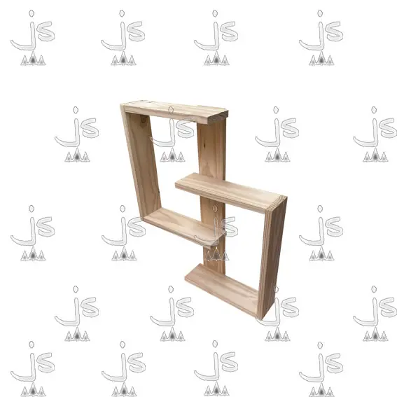 Repisa Estilo C. Fabricada en Pino Macizo por JS Fabrica de Muebles Ubicado en San Fernando