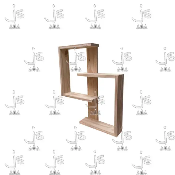 Repisa Estilo C. Fabricada en Pino Macizo por JS Fabrica de Muebles Ubicado en San Fernando
