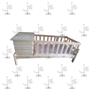 Kit Funcional Cuna + Corral. Fabricada en Pino Macizo por JS Fabrica de Muebles Ubicado en San Fernando
