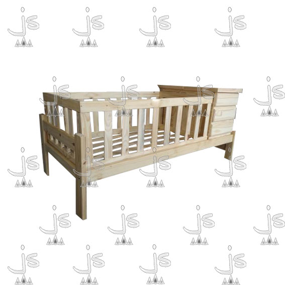 Kit Funcional Cuna + Corral. Fabricada en Pino Macizo por JS Fabrica de Muebles Ubicado en San Fernando
