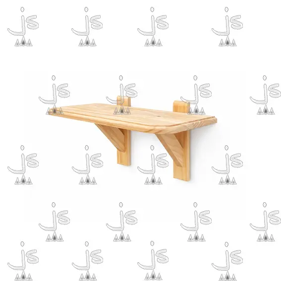 Estante Flotante C/Mensula 0.40 Fabricada en Pino Macizo por JS Fabrica de Muebles Ubicado en San Fernando