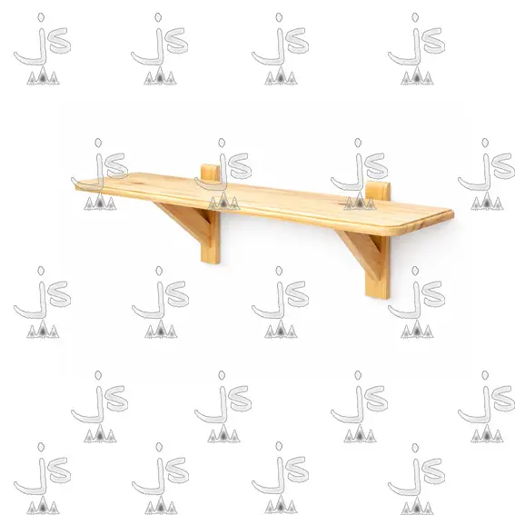 Estante Flotante C/Mensula 0.80 Fabricada en Pino Macizo por JS Fabrica de Muebles Ubicado en San Fernando
