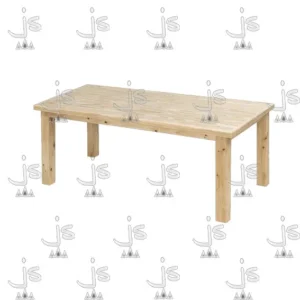 Mesa de Comedor maciza pata 3x3 Fabricada en Pino Macizo por JS Fabrica de Muebles Ubicado en San Fernando