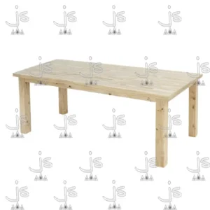 Mesa de Comedor maciza pata 3x3 Fabricada en Pino Macizo por JS Fabrica de Muebles Ubicado en San Fernando