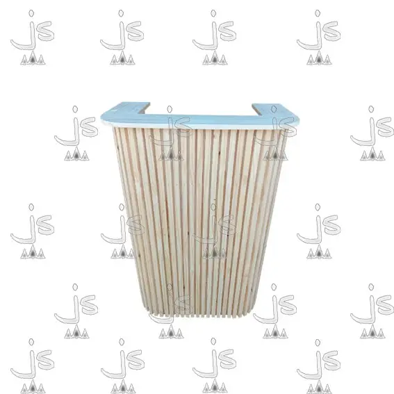 Mostrador Varillado 0.80 U Fabricada en Pino Macizo por JS Fabrica de Muebles Ubicado en San Fernando