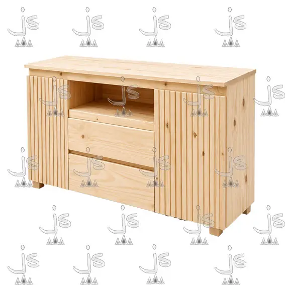 Bahiut rack varillado 120 Fabricado en Pino Macizo por JS Fabrica de Muebles Ubicado en San Fernando