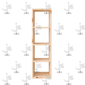 cubo organizador biblioteca x4 espacios Fabricado en Pino Macizo por JS Fabrica de Muebles Ubicado en San Fernando