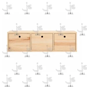 Rack Flotante Con 3 Puertas 1.20 Pino Macizo por JS Fabrica de Muebles Ubicado en San Fernando