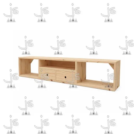 Rack Flotante C/Cajones 1.20 Pino Macizo por JS Fabrica de Muebles Ubicado en San Fernando